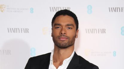 LONDON, ENGLAND - JANUARY 22: Regé-Jean Page attends the Vanity Fair EE Rising Star BAFTAs Pre Party at The Standard on January 22, 2020 in London, England. (Photo by Mike Marsland/WireImage)