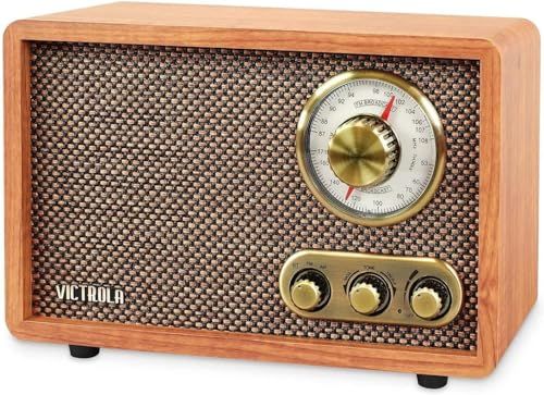 Retro Wood Bluetooth Radio With Speakers