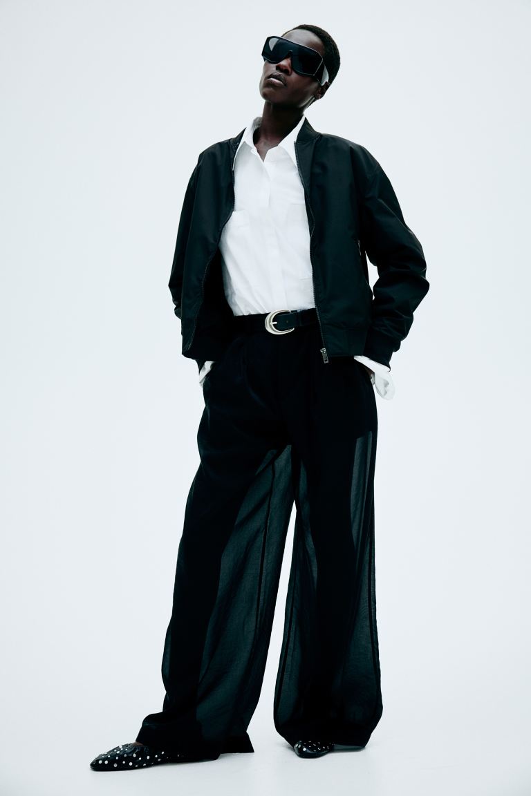 Pleat-Front Trousers