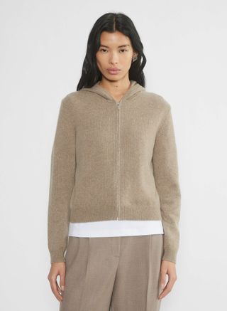 aritzia, Cashmere Hooded Zip-Up