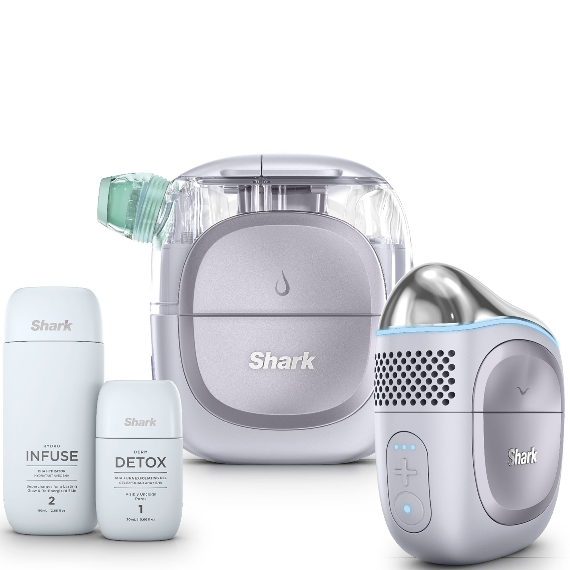 Shark™ Facialpro™ Glow at Home Hydro-Powered Facial System Blue