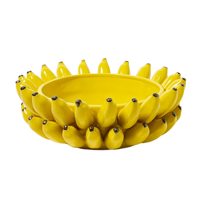 Oliver Bonas yellow banana bowl
