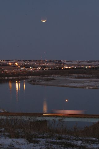 Lunar Eclipse over Bismarck, ND, December 10, 2011