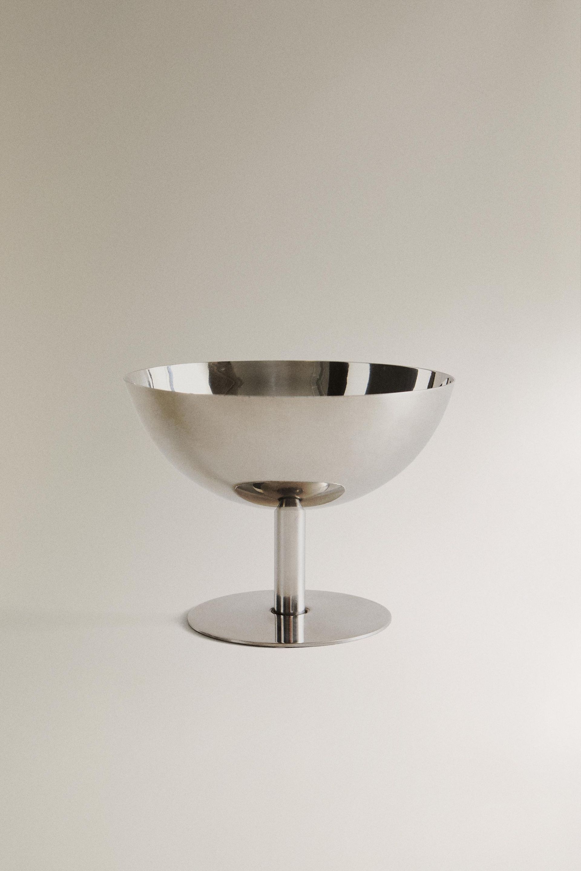 Low Silver Metal Cup