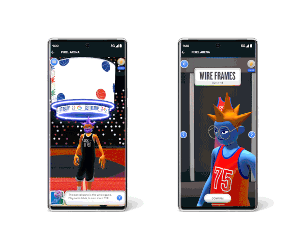 Pixel Arena in the NBA app