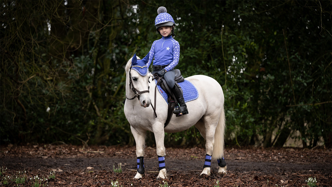 LeMieux Mini Collection Bluebell matchy-matchy set for ponies