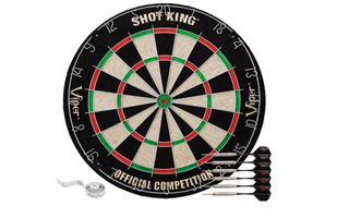 Viper by GLD Products Shot King Regulation Bristle Steel Tip Dartboard