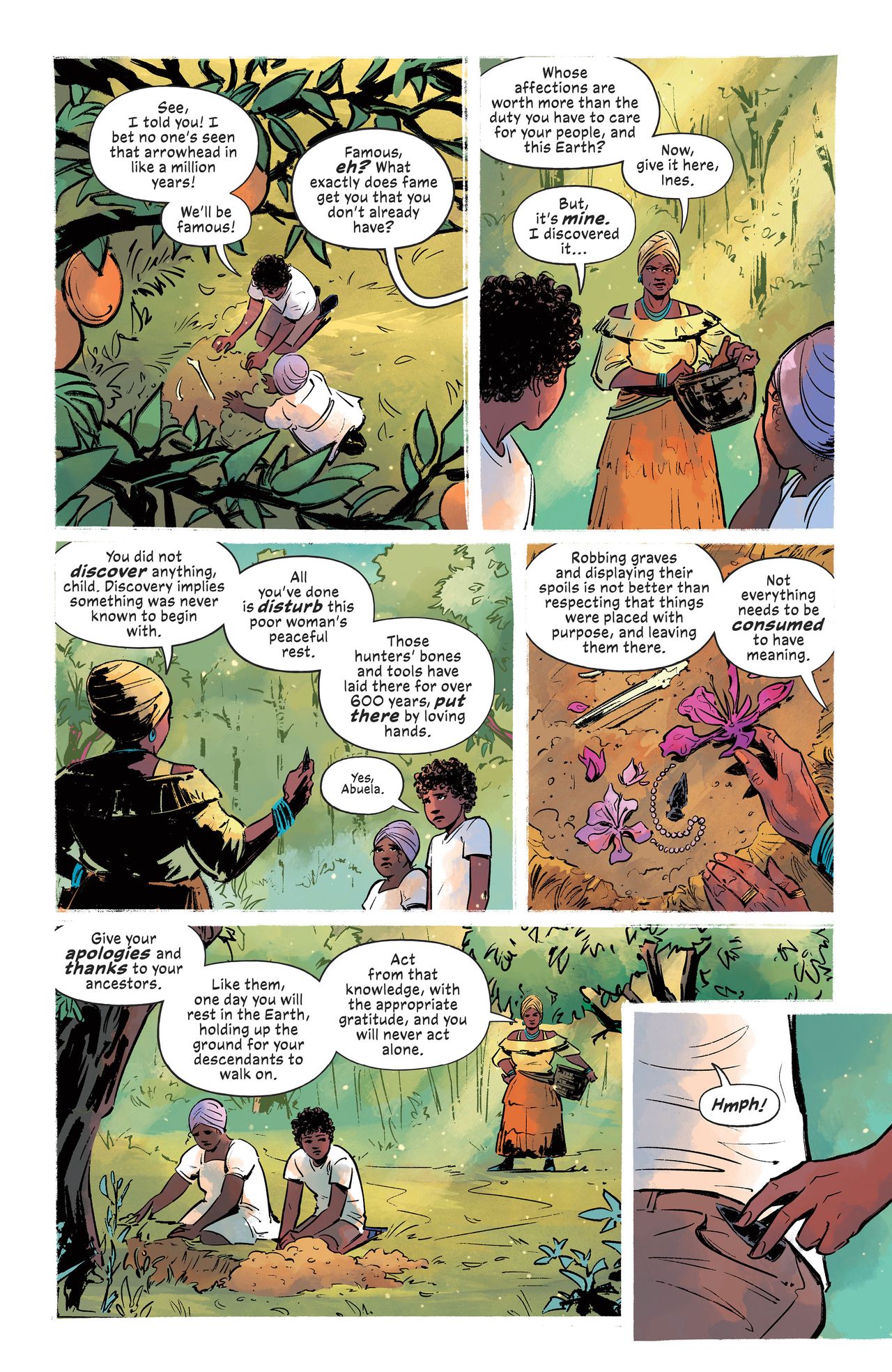 Covers and art from Finders//Keepers #1.