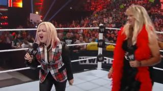 Cyndi Lauper on Monday Night Raw