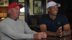 Tiger Woods and Fred Couples