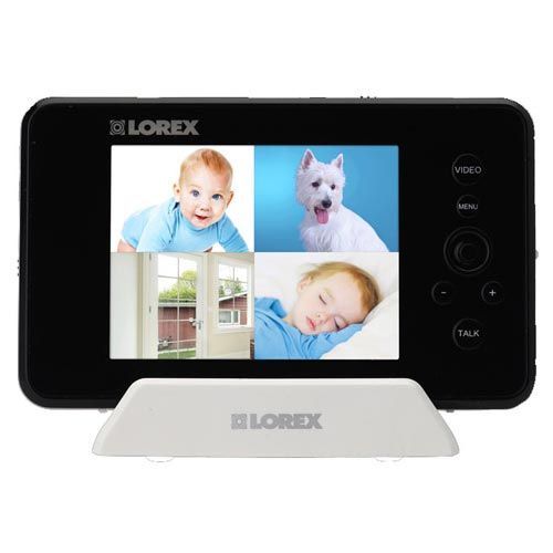 Lorex Live Sense image: The monitor can display up to four cameras at once.