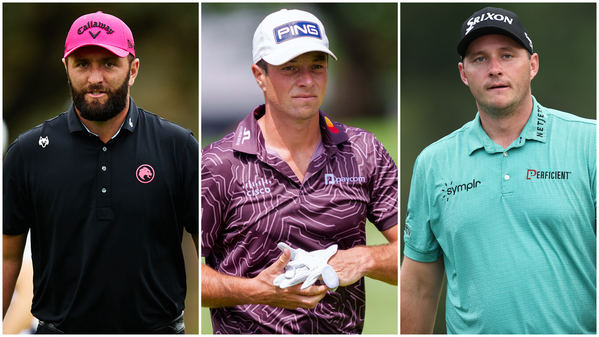 John Rahm, Viktor Hovland and Sepp Straka 