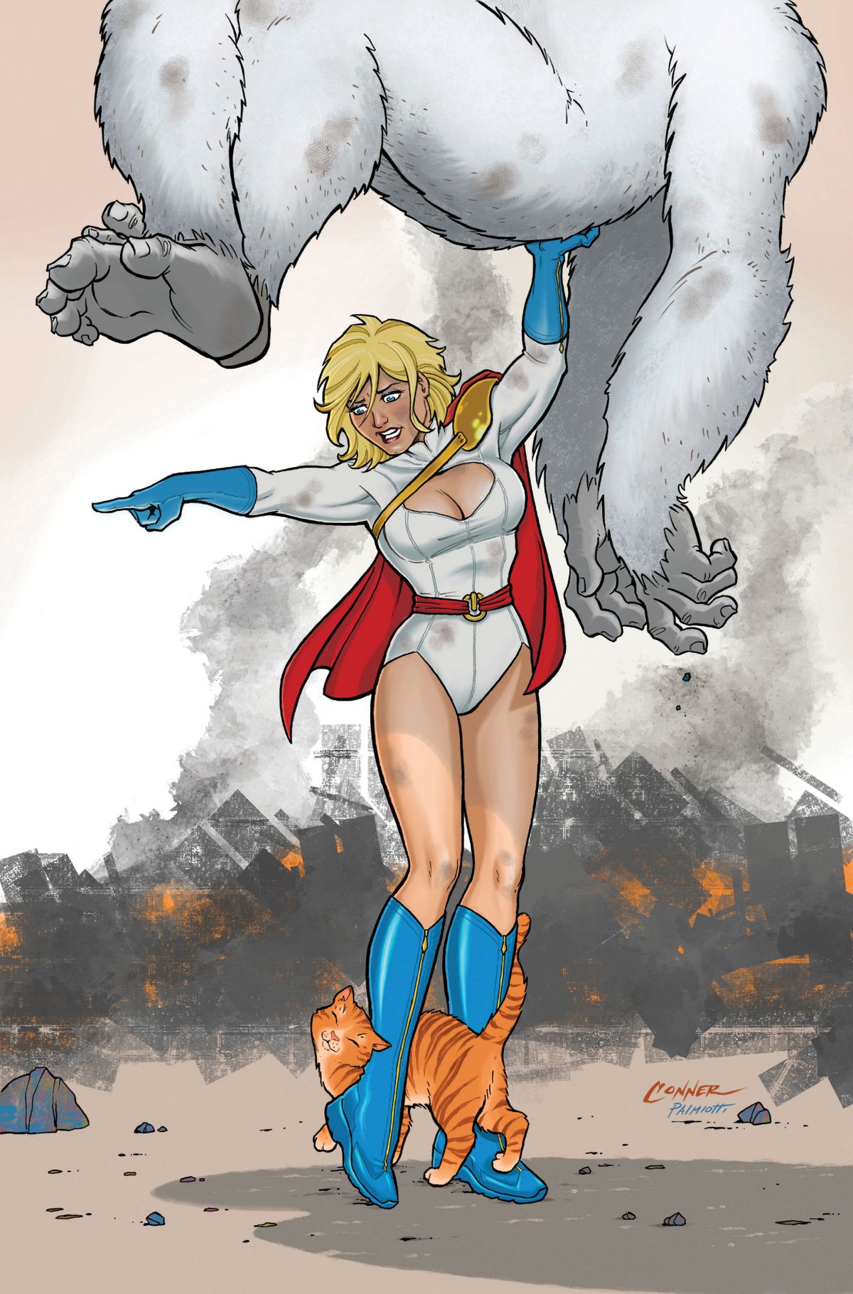 Power Girl Special #1 covers