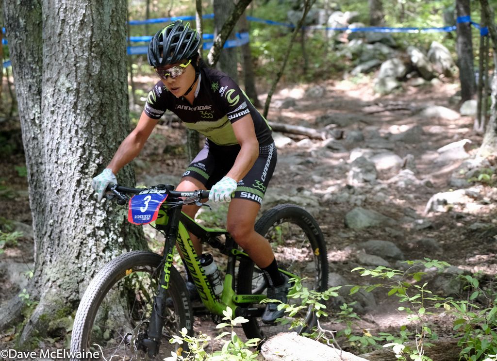 Evelyn Dong (Cannondale) was having a solid outing