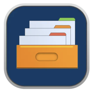 A screenshot of the Folder Tidy app logo from the APple