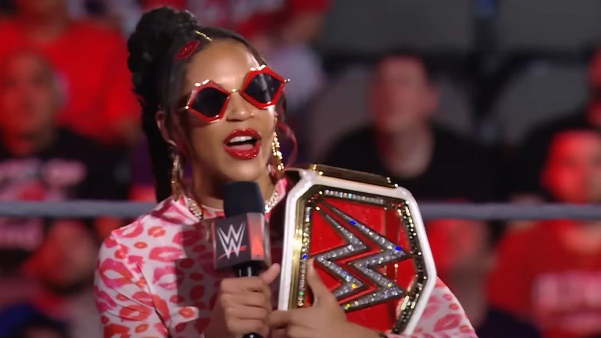 Bianca Belair on Monday Night Raw