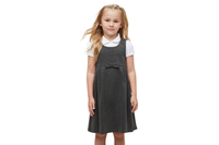 Girls' Pleated School Tunic With Bow £7.00 - £9.80 | John Lewis&nbsp;