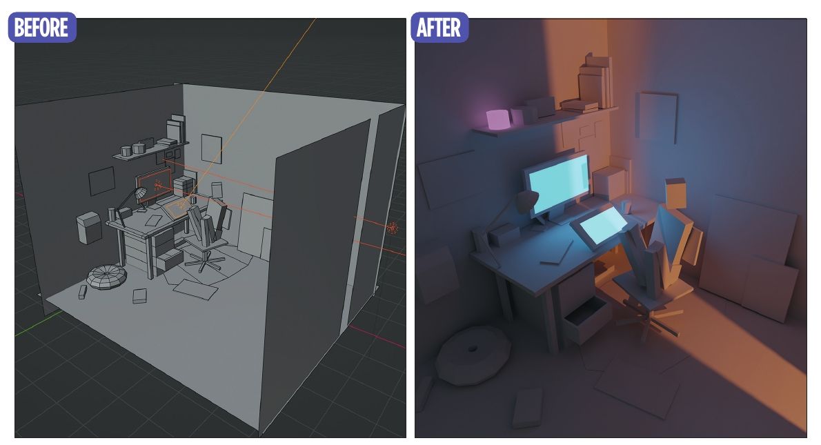How to use interior design to build narrative in digital art | Creative ...