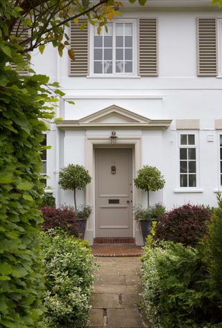 exterior of period home with front garden