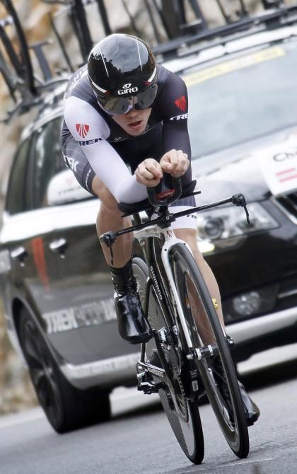 Riccardo Zoidl (Trek Factory Racing) finished second in the Tour M&eacute;diterran&eacute;en time trial stage