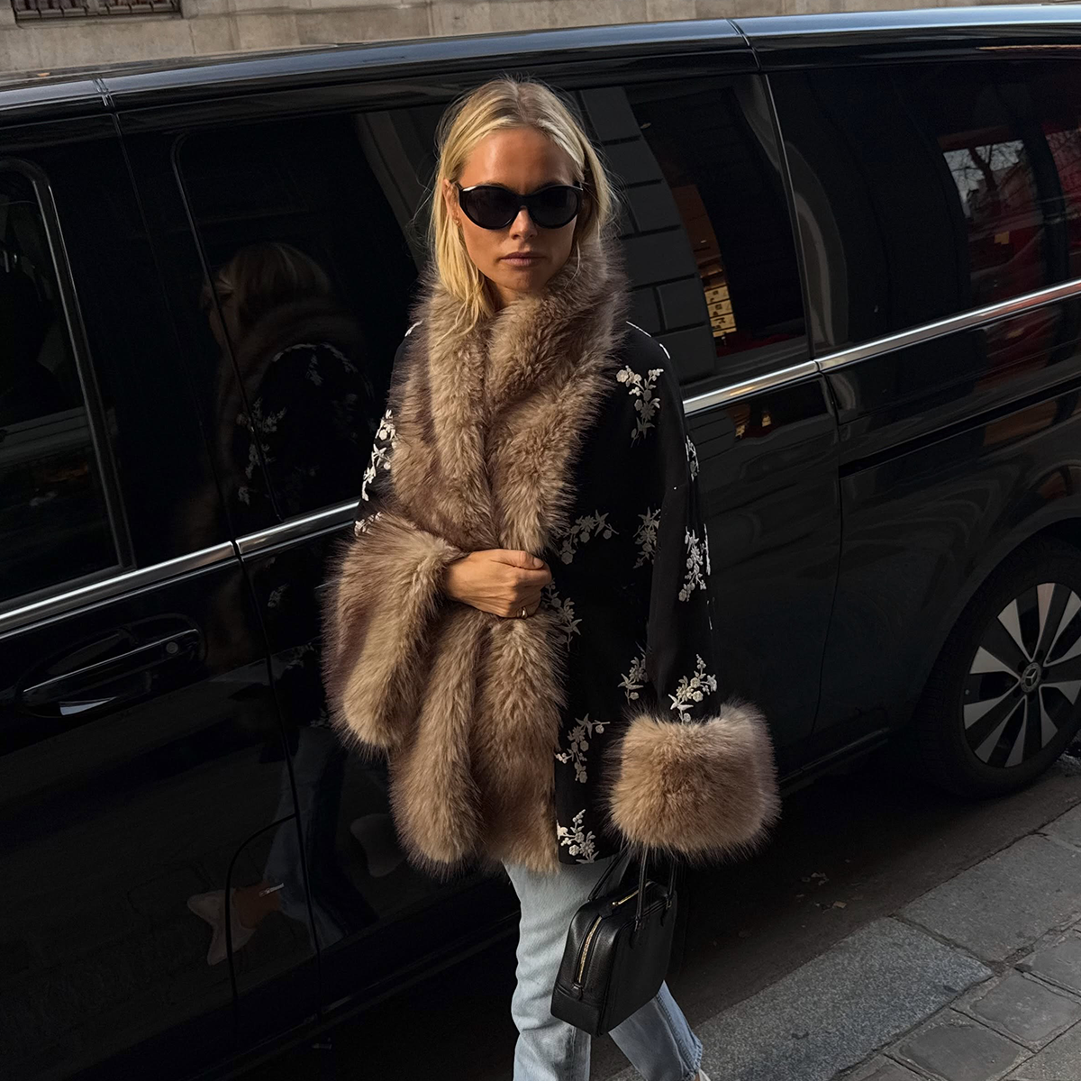 influencer photos wearing the smoking slipper trend