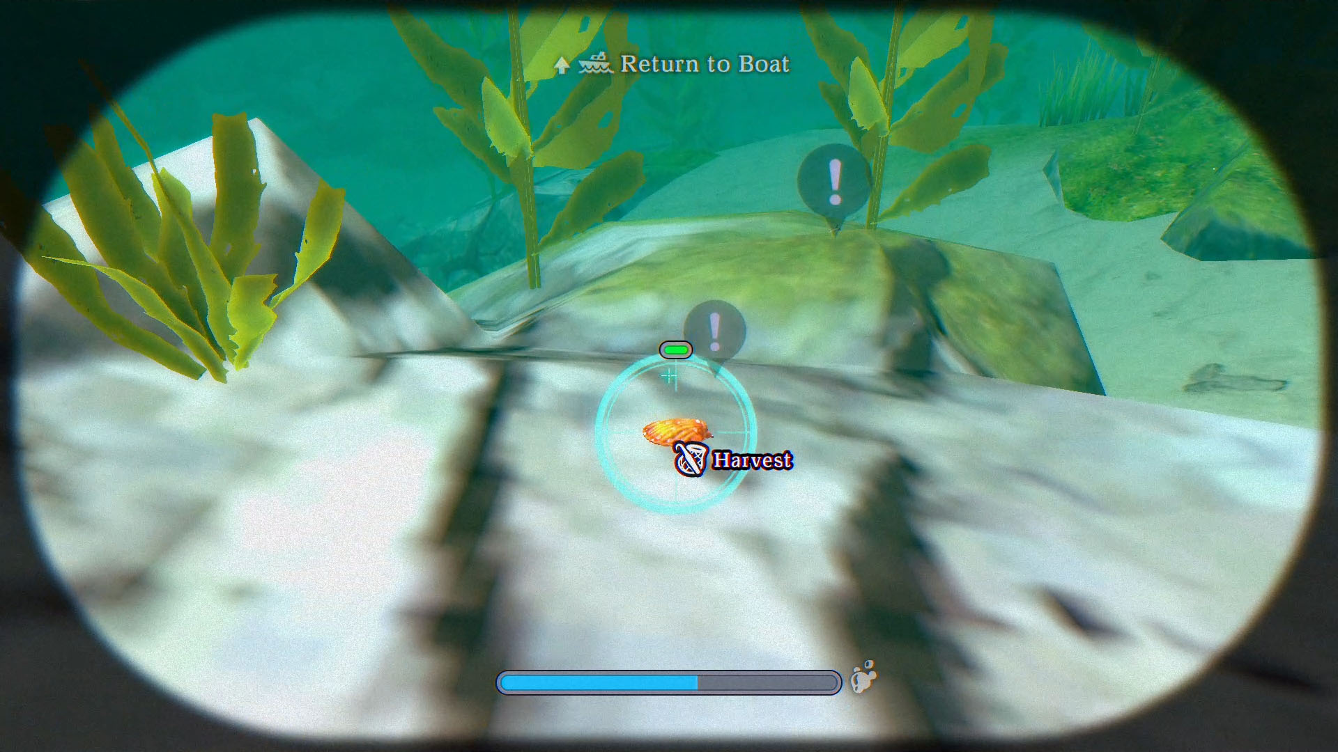 The diving minigame in Paranormasight: The Mermaid's Curse