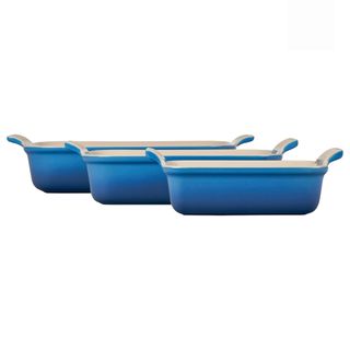 Le Creuset Stoneware Heritage Set 3 Rectangular Dishes