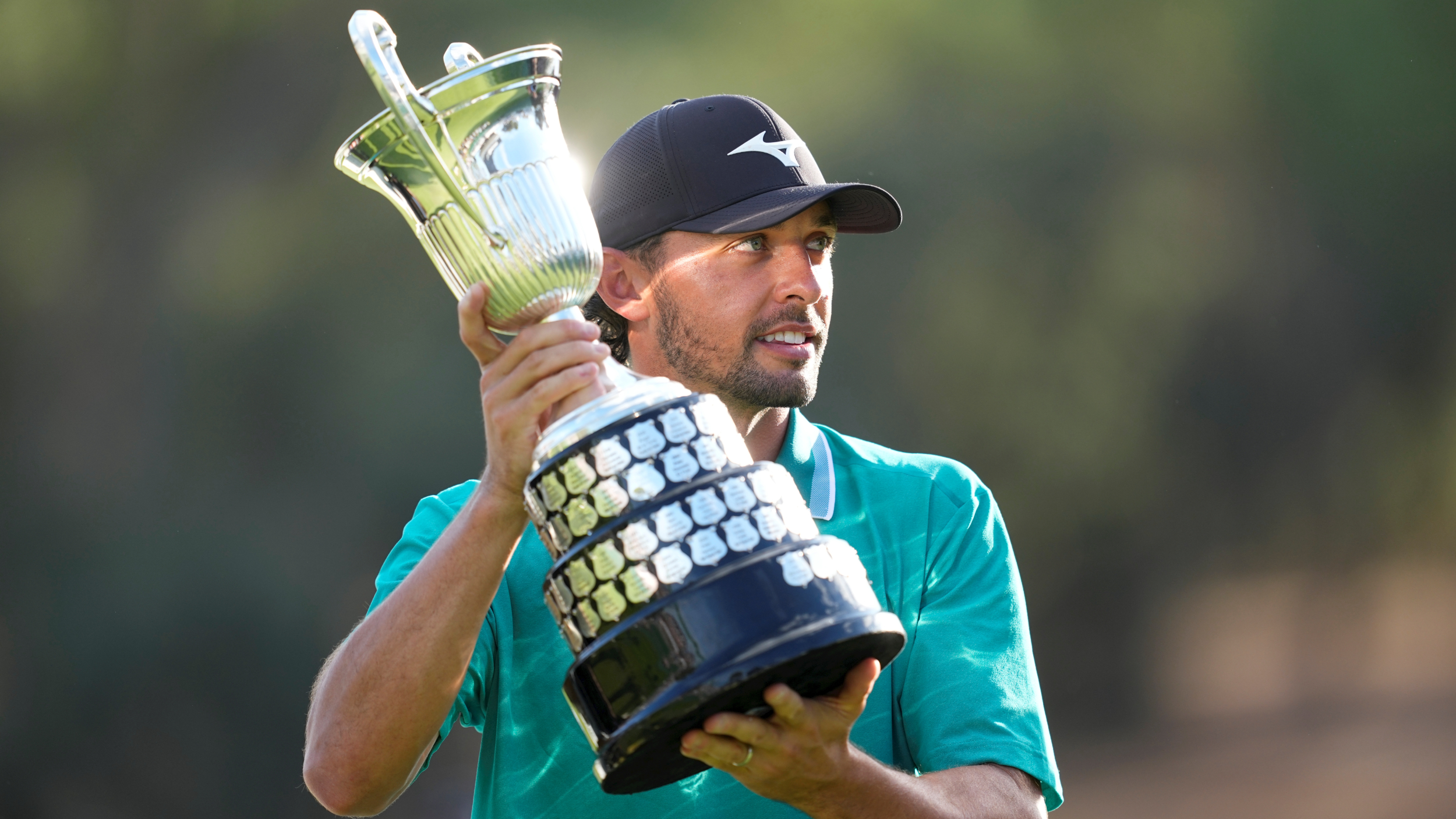 Marco Penge with the Open de Espana trophy