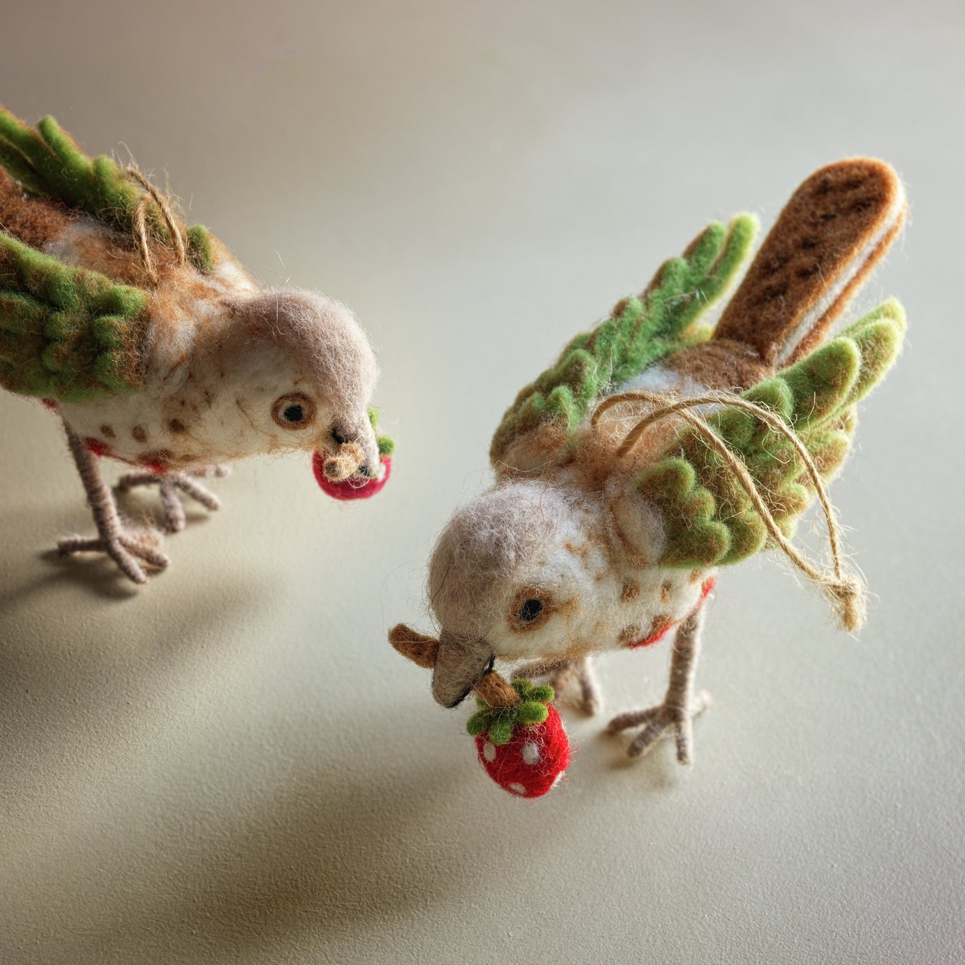 Habitat X Morris &amp;amp; Co. Strawberry Thief Bird Christmas Hanging Ornament
