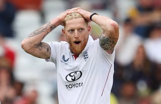 Ben Stokes in action