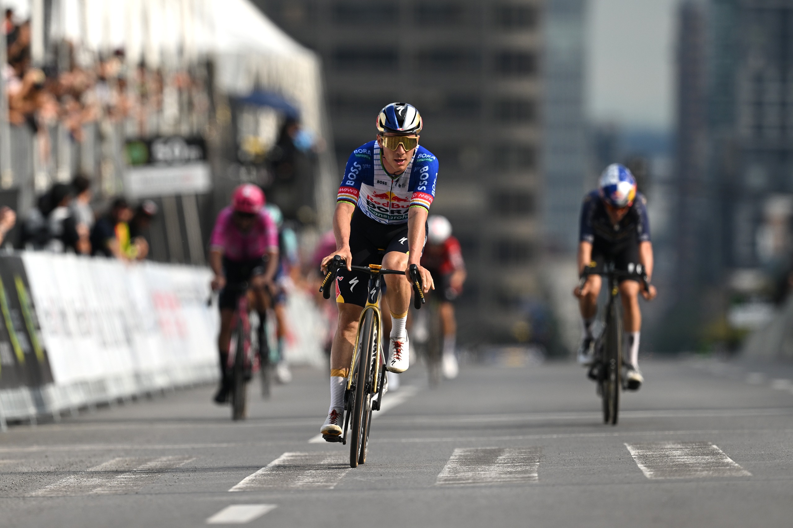Remco Evenepoel finishes the 2026 GP de Montr&eacute;al