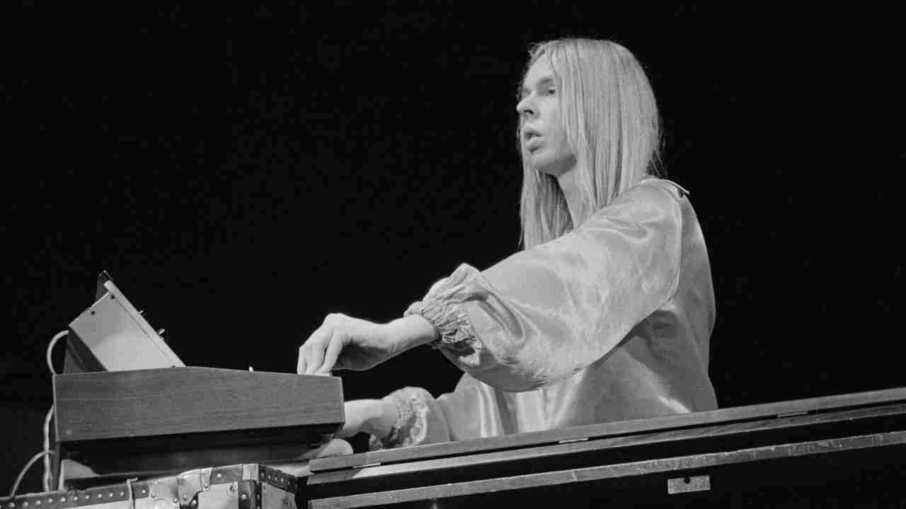 Rick Wakeman performing onstage in 1972