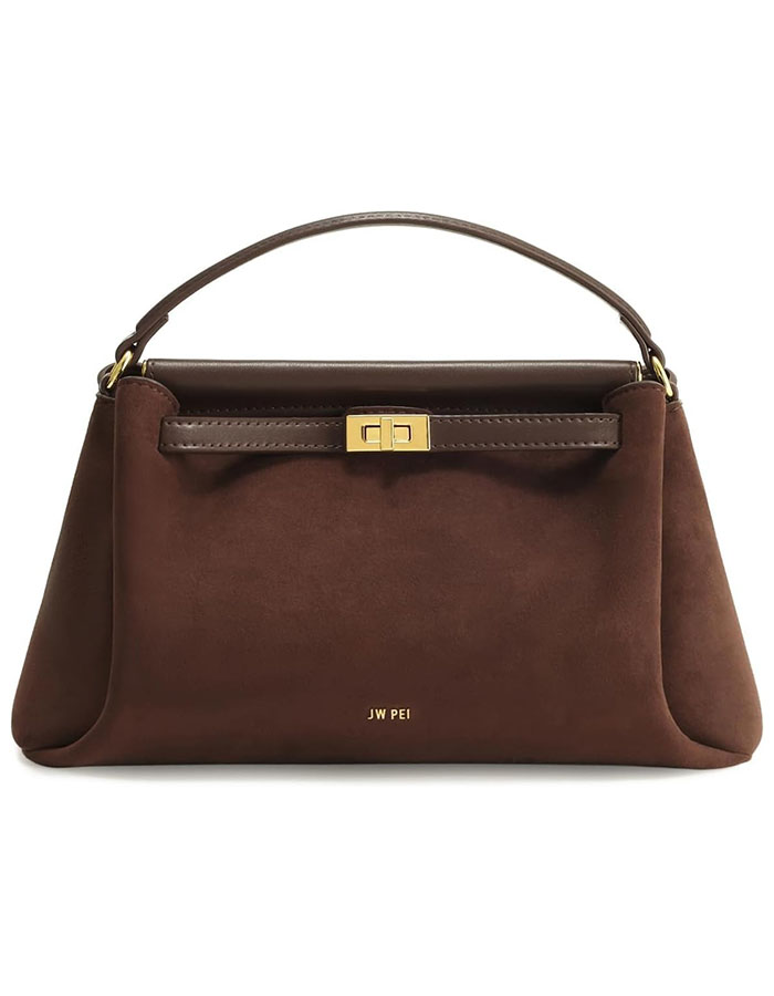 JW PEI, Carmen Faux Suede Top Handle Bag