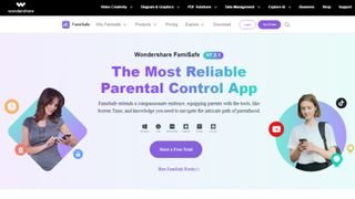 FamiSafe website screenshot.