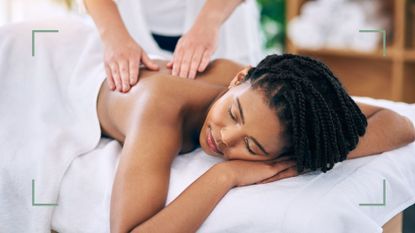 What is lymphatic drainage - woman having lymphatic drainage massage in spa
