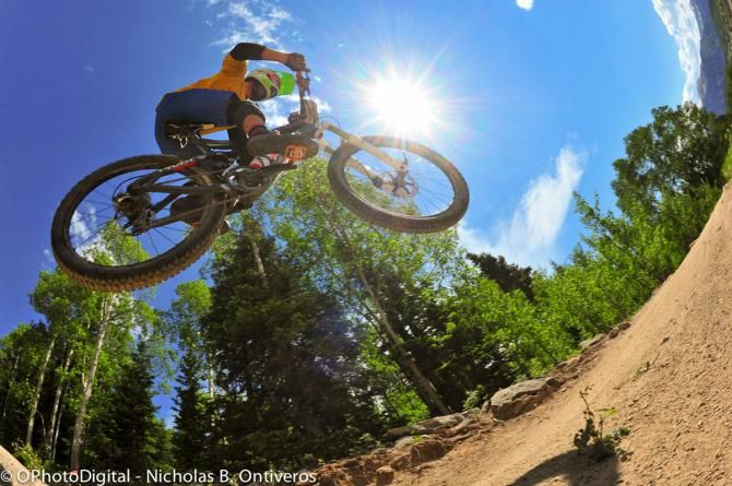 Macky Franklin gets air time at Crested Butte