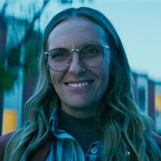 toni collette as the head of tall pines in wayward 