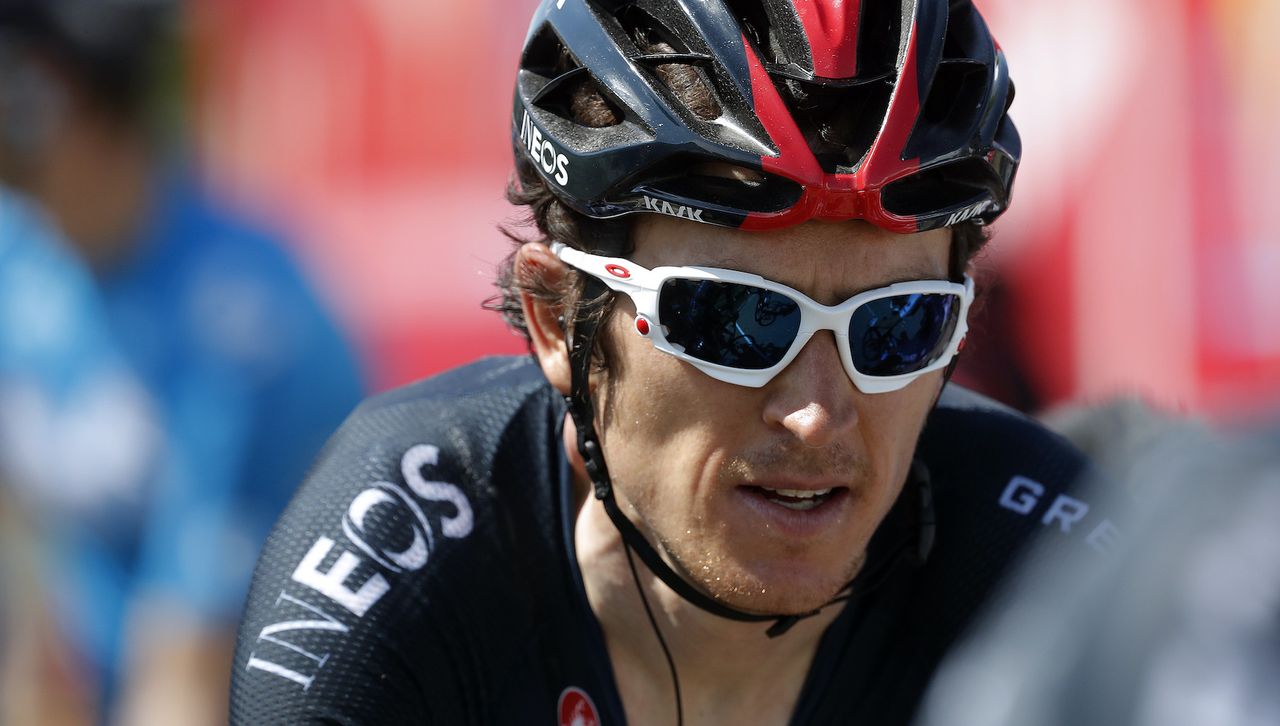 Geraint Thomas on stage five of the Critérium du Dauphiné 2020