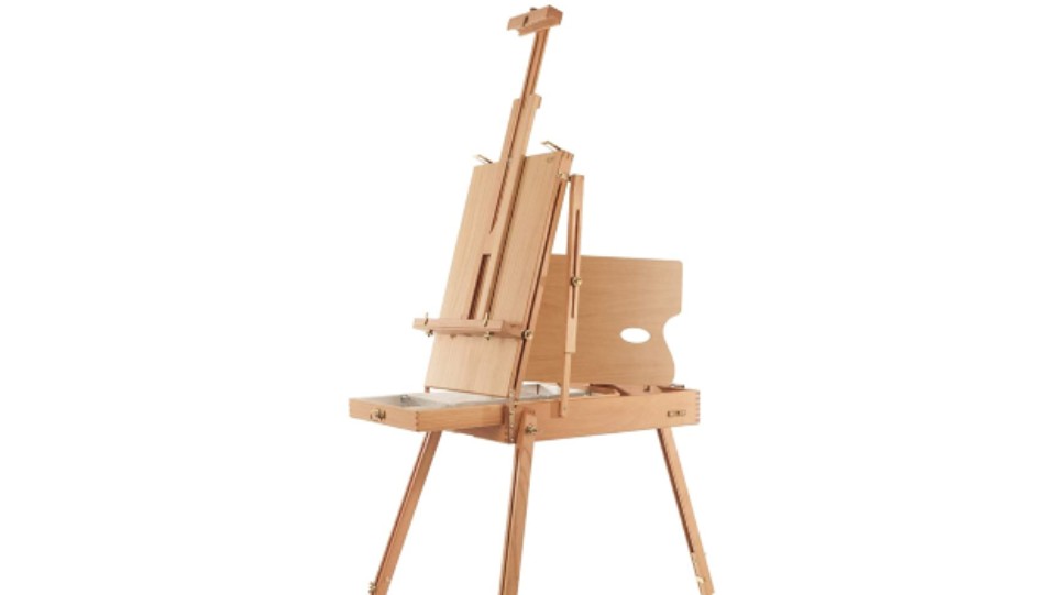 Product shot of one of the best art easels, the Mabef Sketch Box Easel