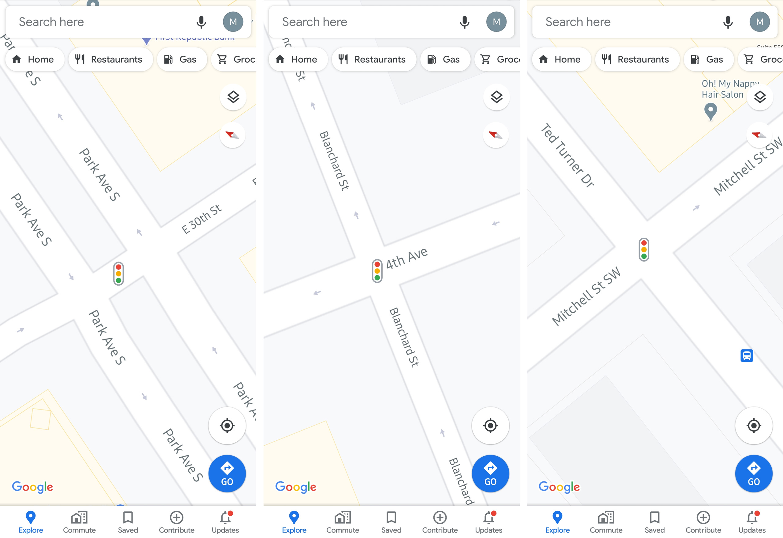 Traffic signal icons are live in Google Maps in New York, Seattle and Atlanta, among other cities.