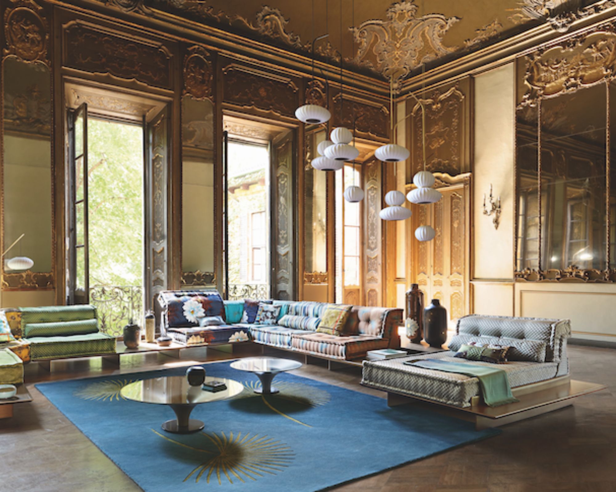 roche bobois mah jong sofa