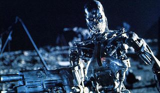 Terminator 2: Judgement Day a Terminator amidst the wasteland of LA