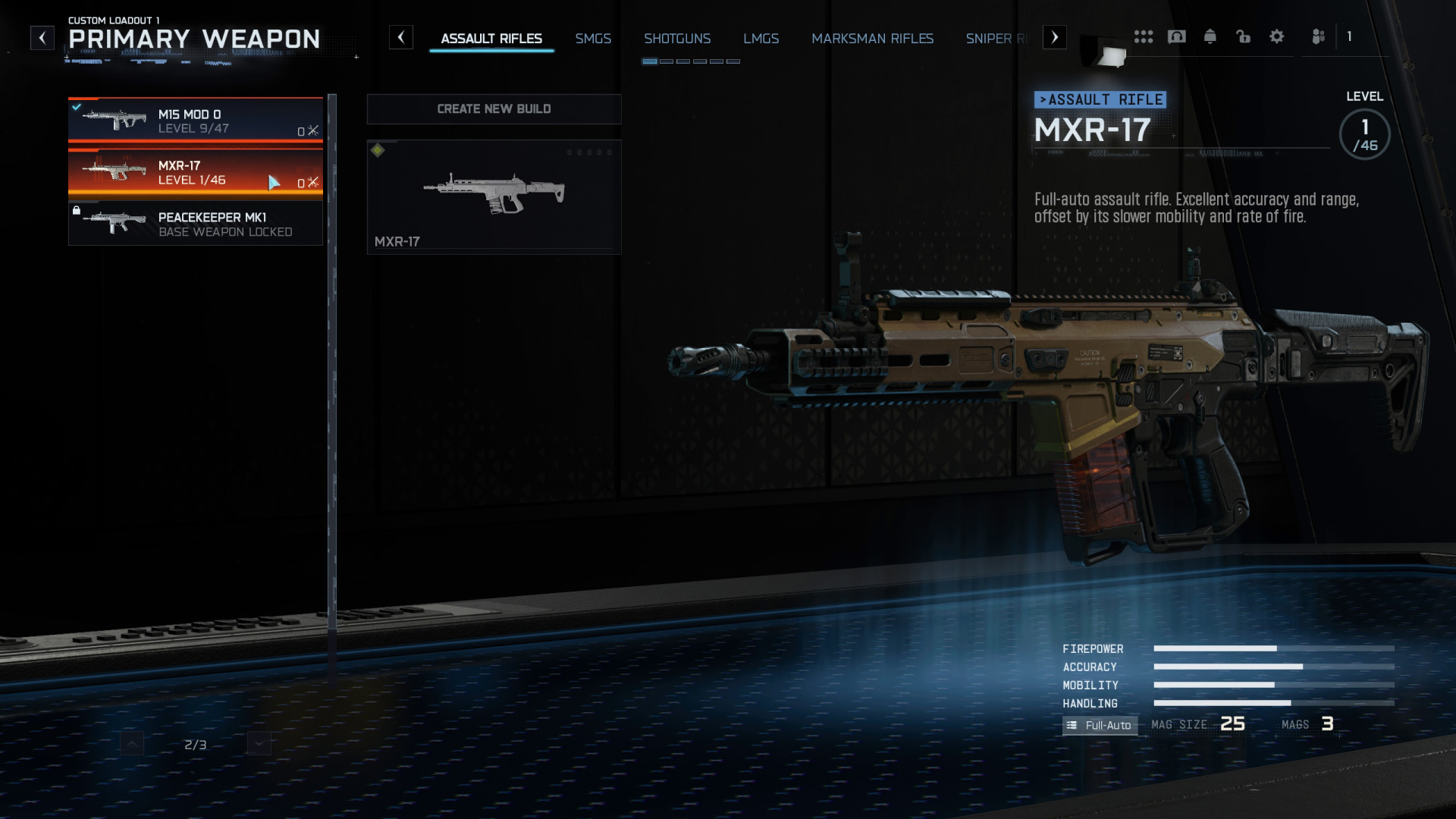 Black Ops 7 guns – MXR-17