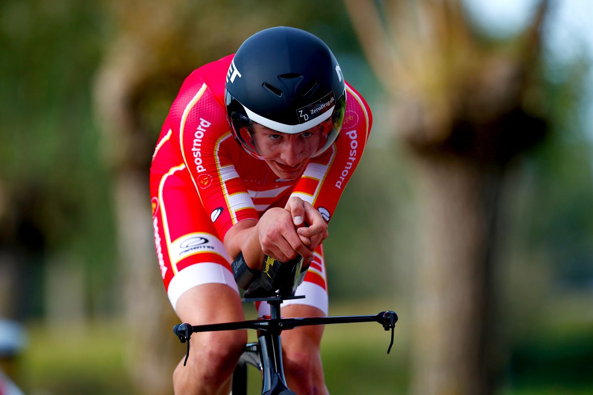 2021 UCI World Championships - Flanders - Men Junior Time Trial - Knokke Heist - Bruges 23,3 km - 21/09/2021 - Gustav Wang (Denmark) - photo Luca Bettini/BettiniPhoto&Acirc;&copy;2021
