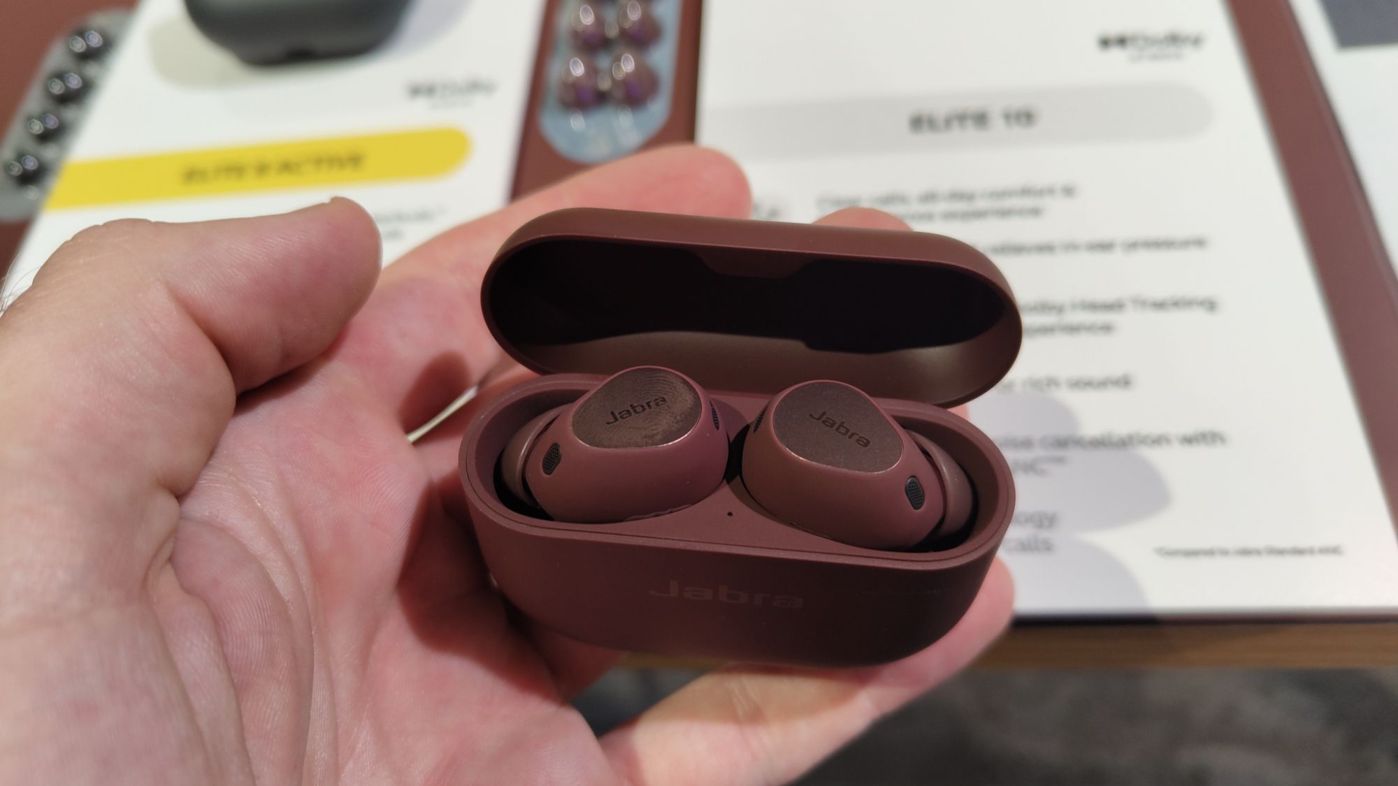 Java Earbuds Jabra's premium wireless earbuds feature Dolby Head Tracking and have ...