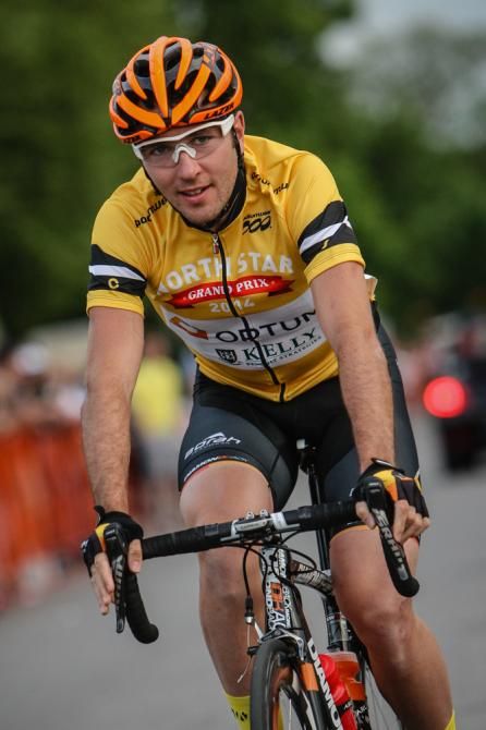 Ryan Anderson (Optum) gets called to the start line.