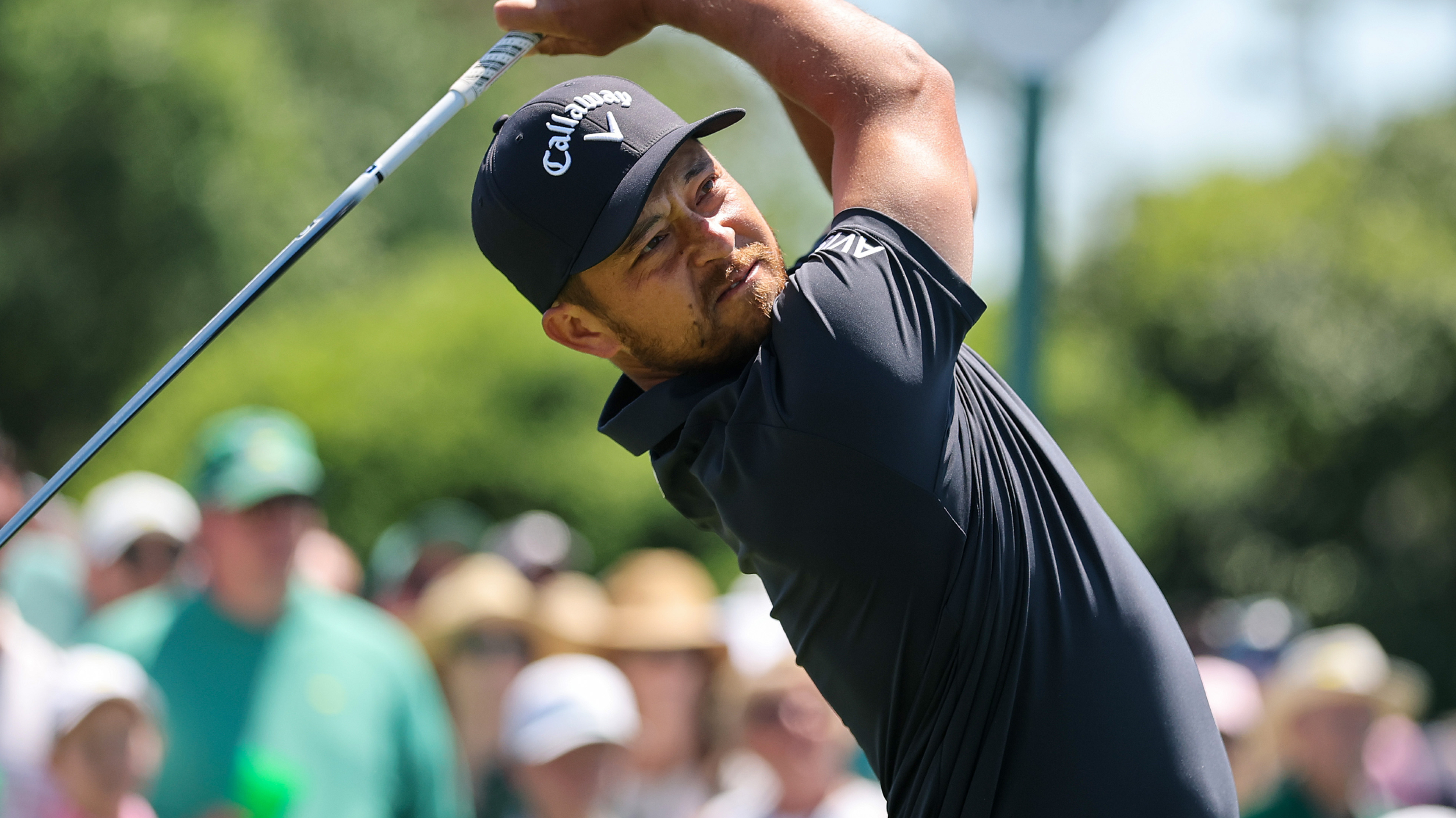 Xander Schauffele takes a shot at The Masters