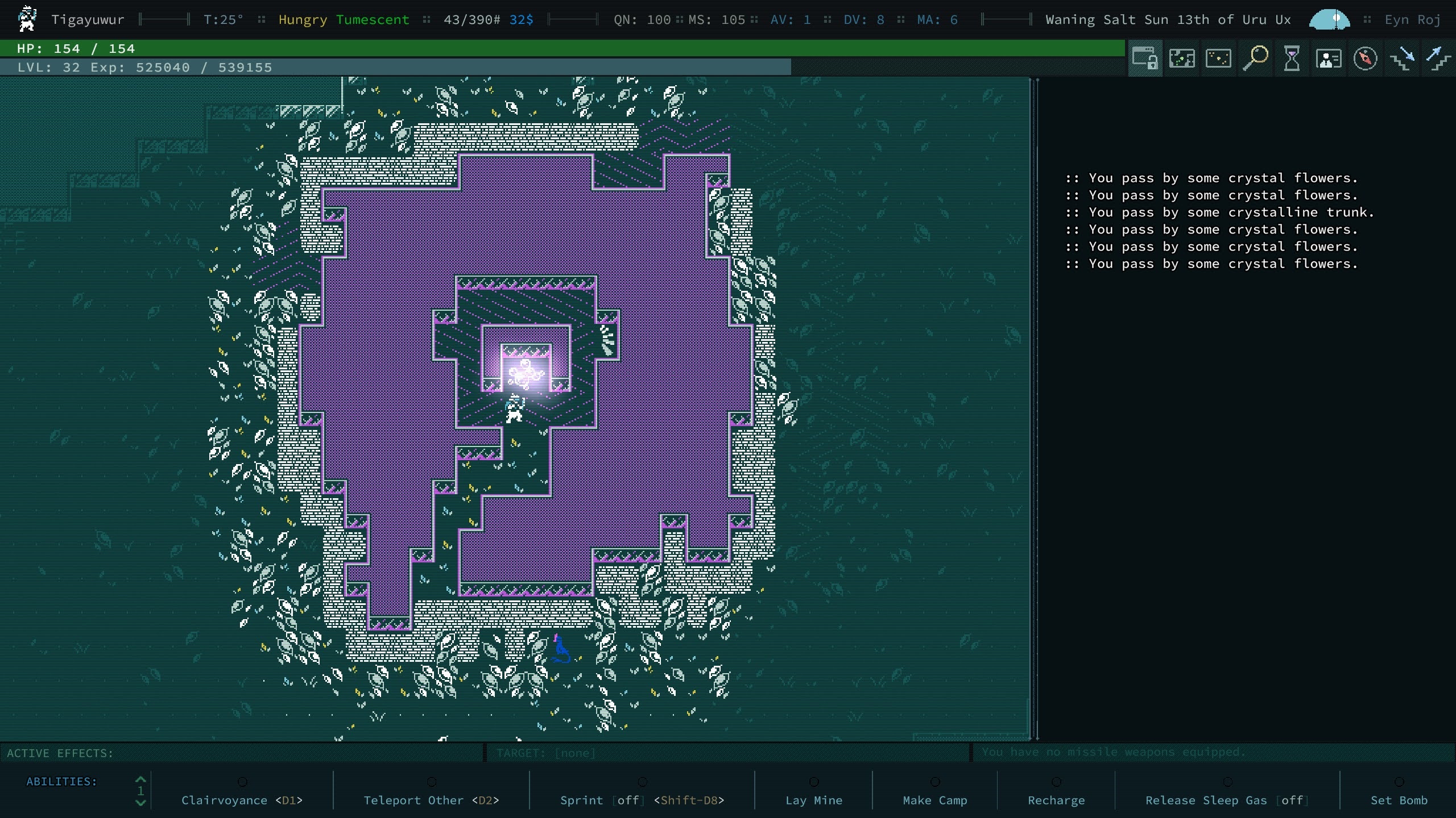 Climb some psychic crystals and get dreamcrungled in the latest Caves of Qud release