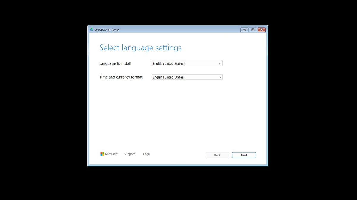 New Windows 11 Install UI
