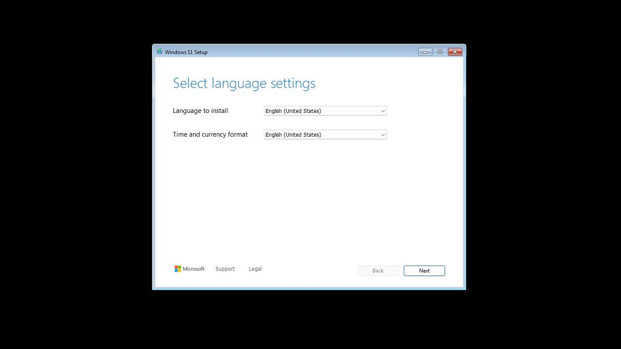 New Windows 11 Install UI